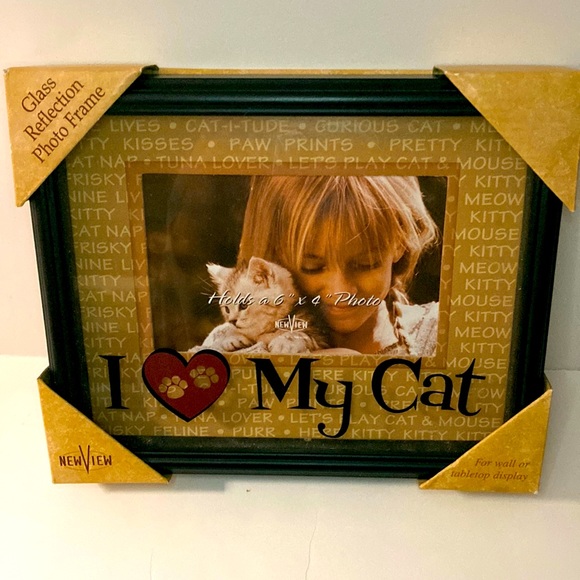 NewView I ❤️ My Cat photo frame - Picture 1 of 5